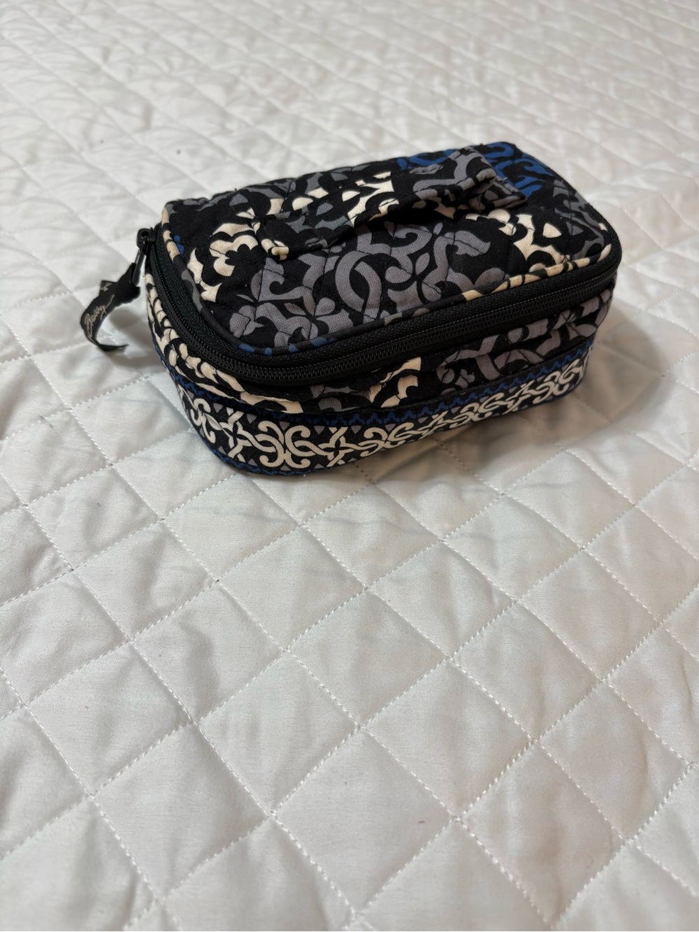 Vera Bradley Quilted Patterned Cosmetic Case